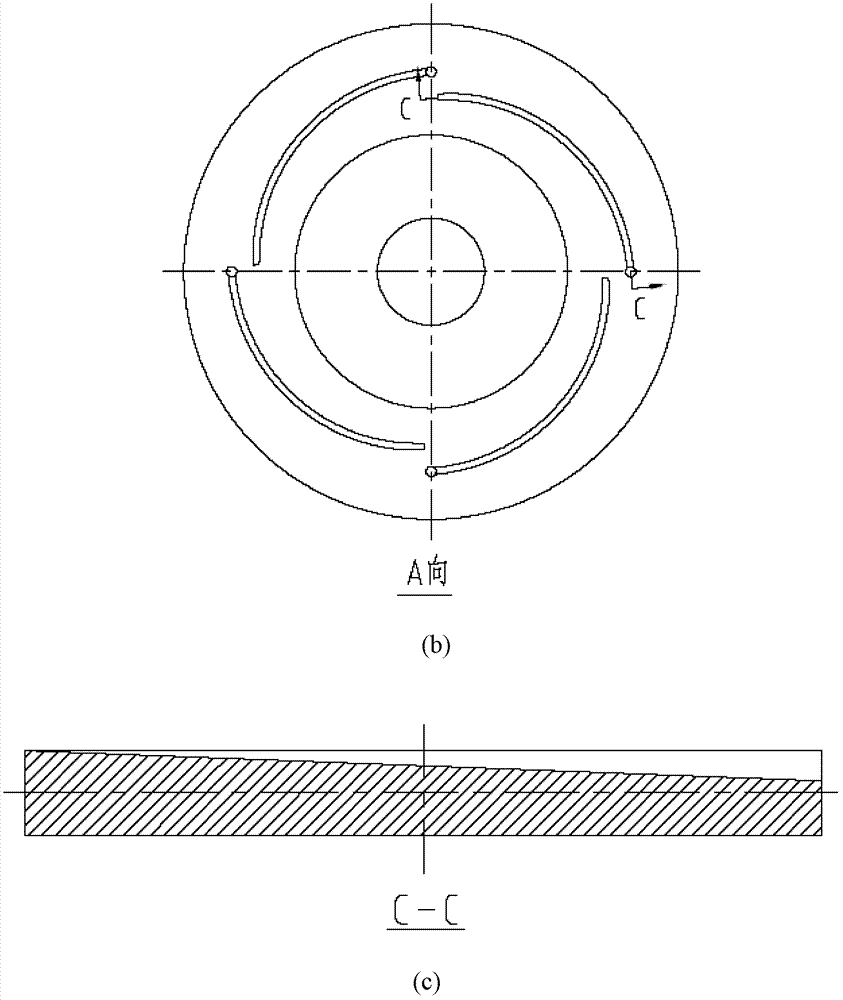 Oil static pressure main shaft main shaft for shaft oil supply