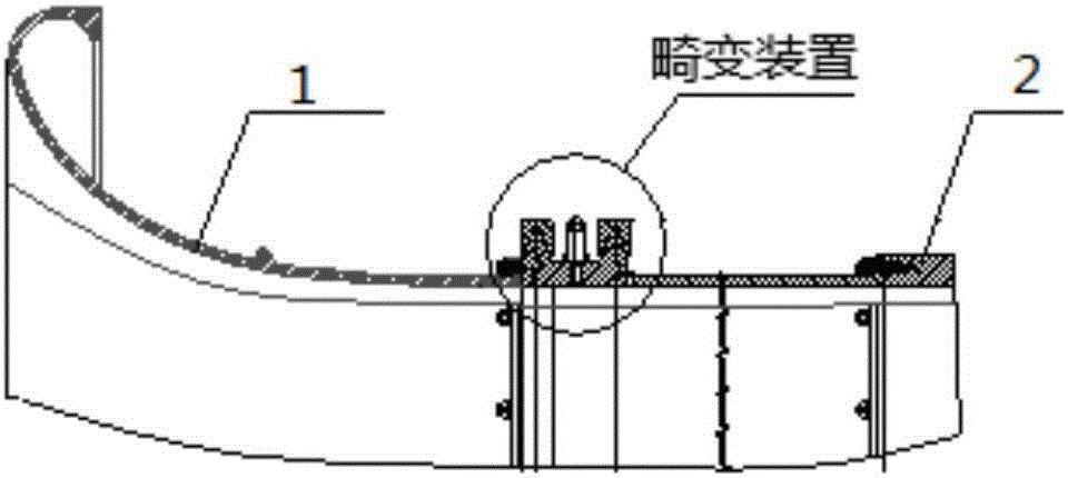 Inlet distortion device of aircraft engine