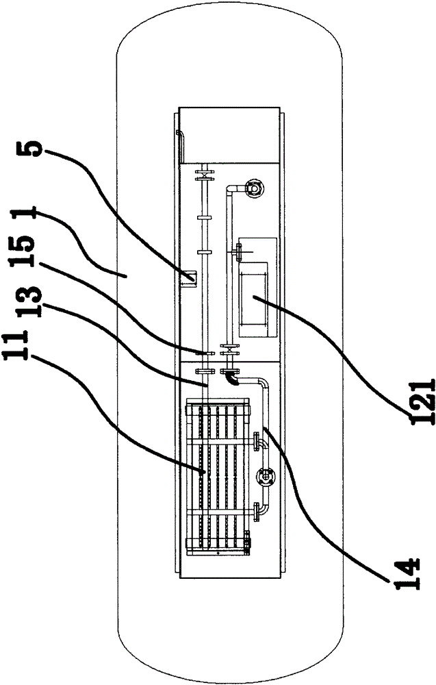 Membrane-technology medical wastewater treatment method and apparatus with ultraviolet ray disinfection