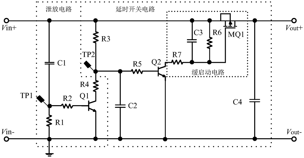 A delay switch circuit for resisting voltage fluctuation