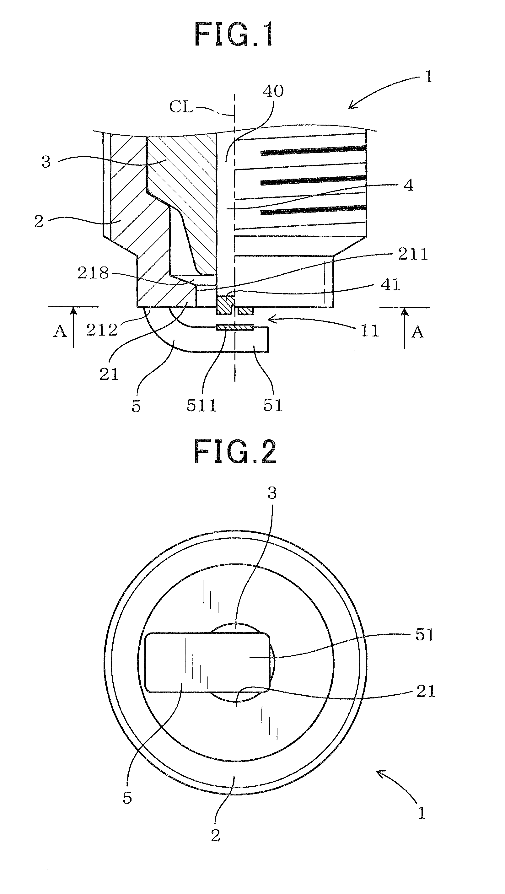 Spark plug designed to increase service life thereof