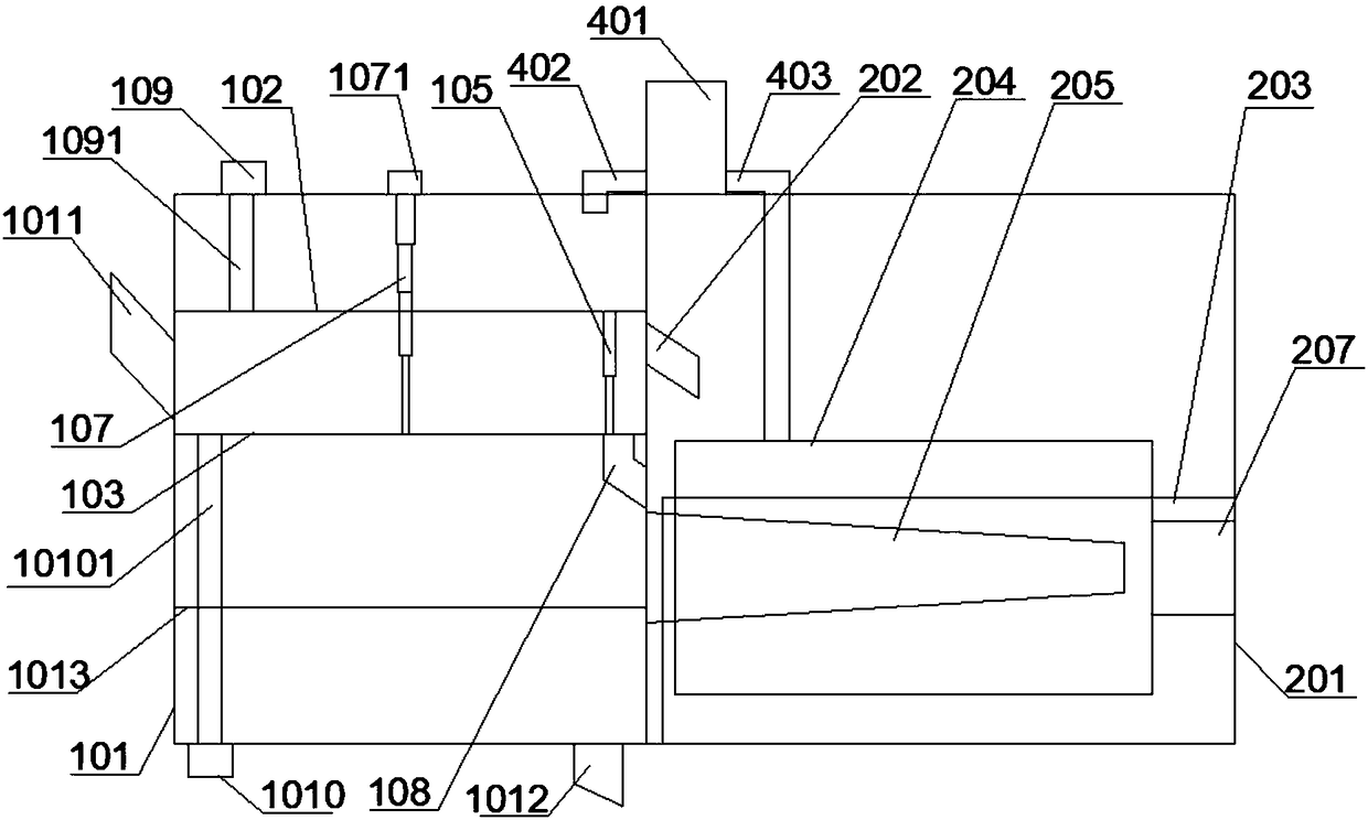 Highly-efficient and energy-saving vegetable washing device