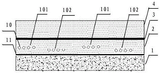 Method for constructing road surfaces