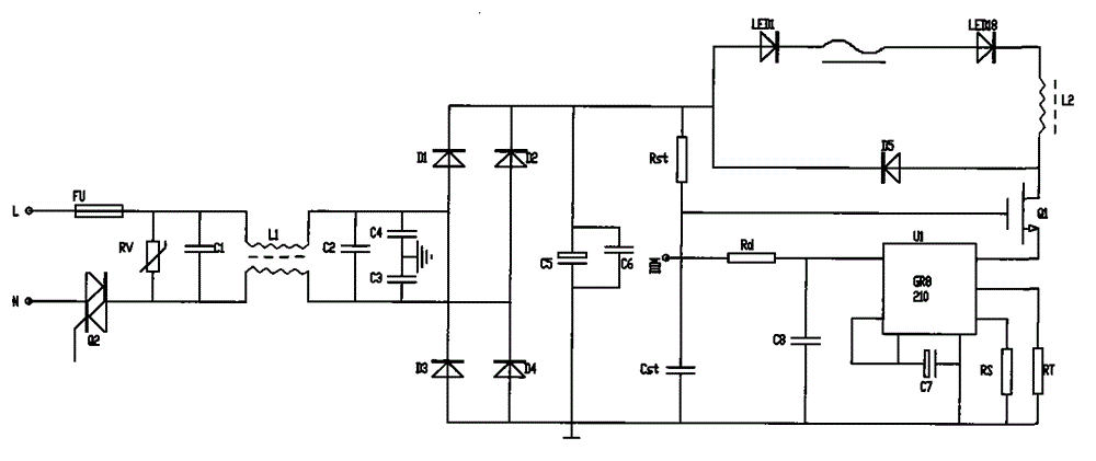 LED plant growth lamp