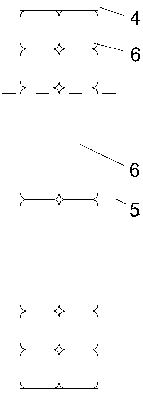 Inductive balance magnetic core and three-phase reactor and three-phase reactor