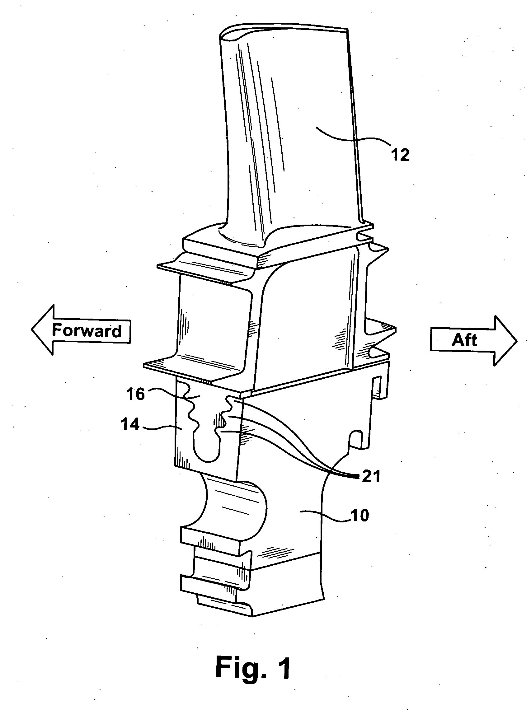 Blade/disk dovetail backcut for blade/disk stress reduction (7FA, stage 1)