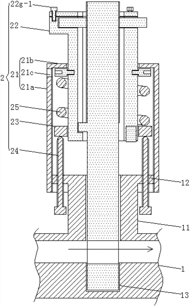 Using method of flowing speed adjusting device for nursing