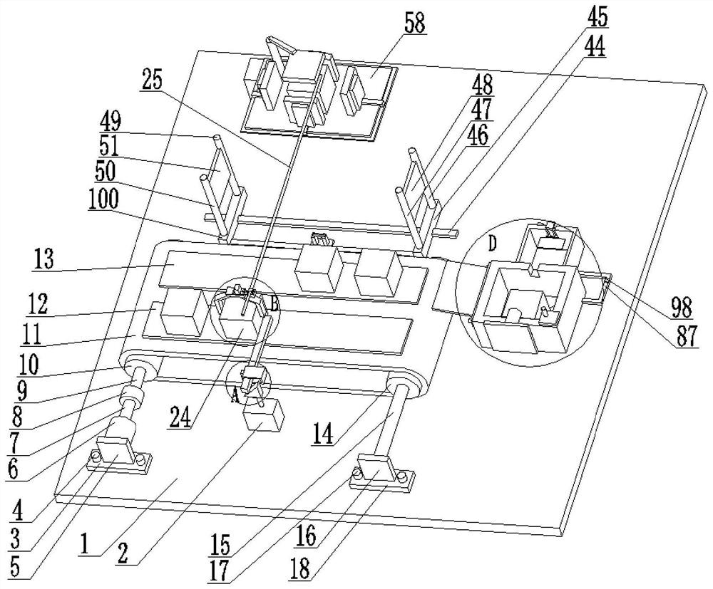 A vacuum automatic packaging forming machine