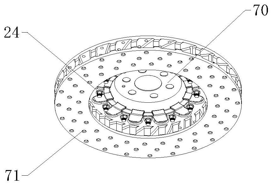 Automatic hole-aligning assembly equipment for split brake disc