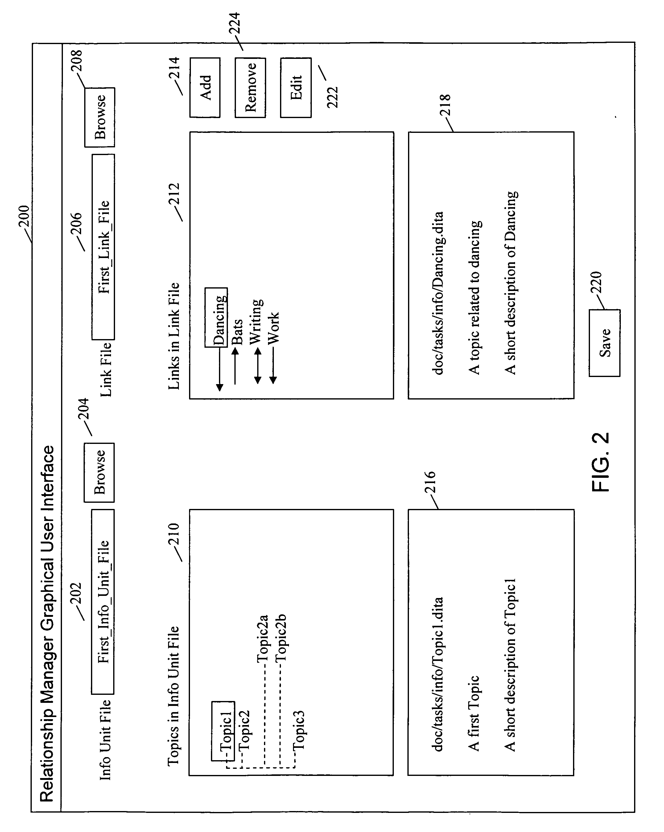 Automated relationship management for darwin information typing architecture