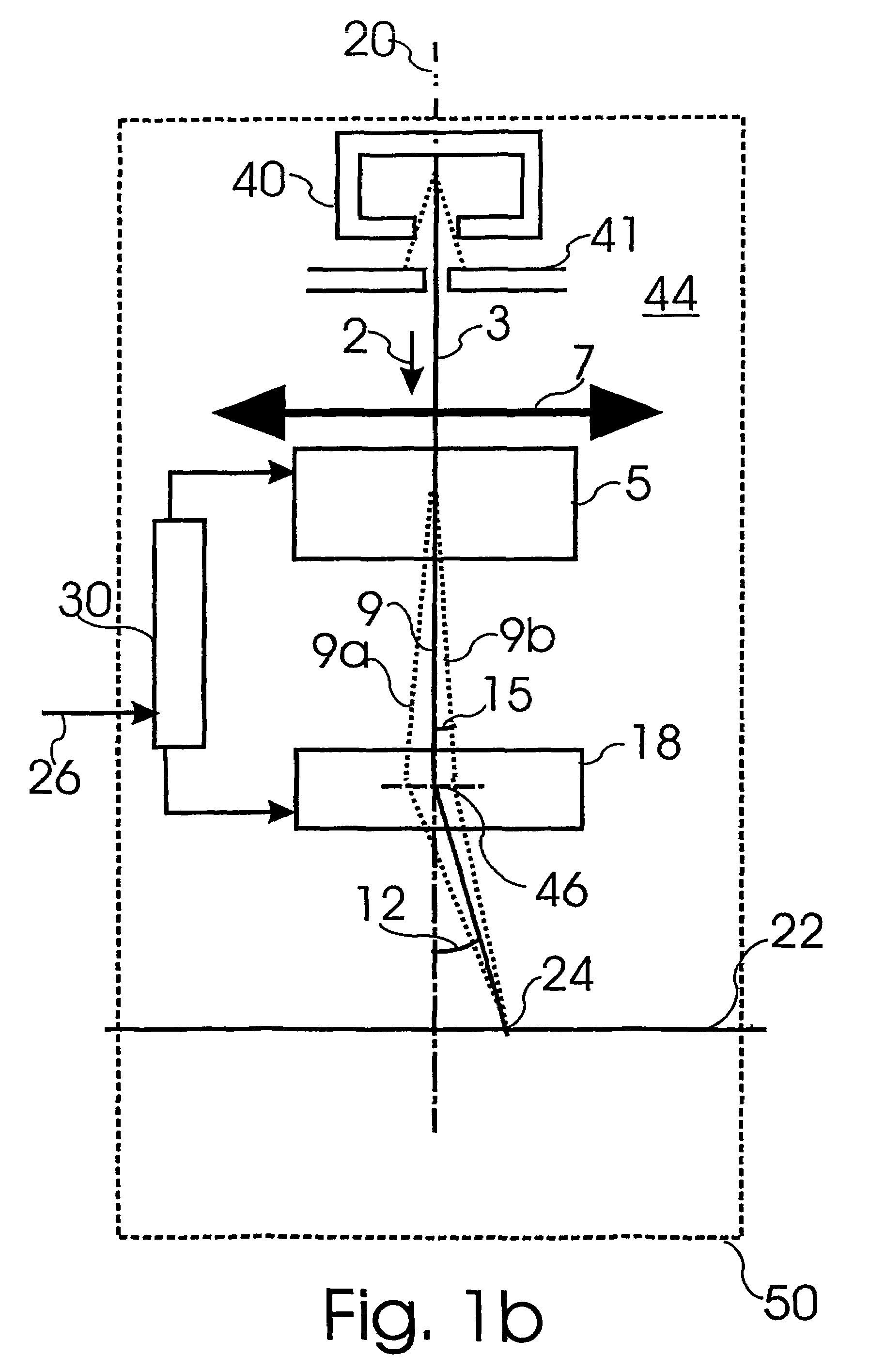 Deflection system for a particle beam device