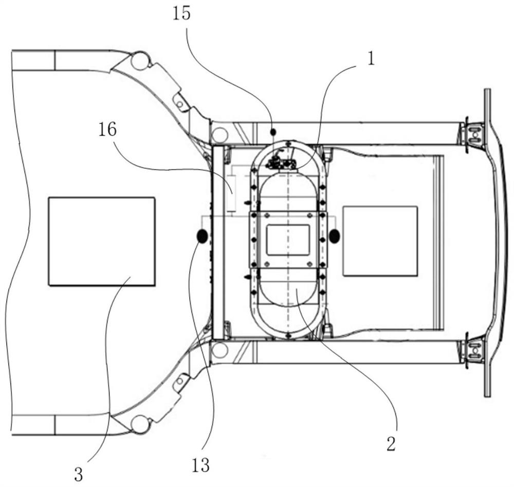 A quick release device and fuel cell vehicle