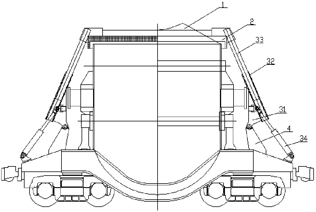 Hot metal ladle and production line thereof