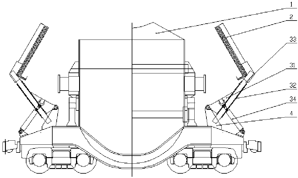 Hot metal ladle and production line thereof