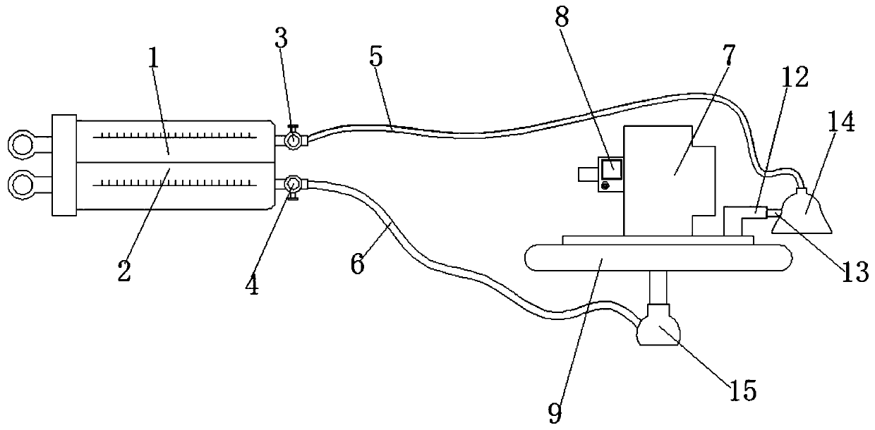 Sampling method and device for sewage from black and odorous rivers