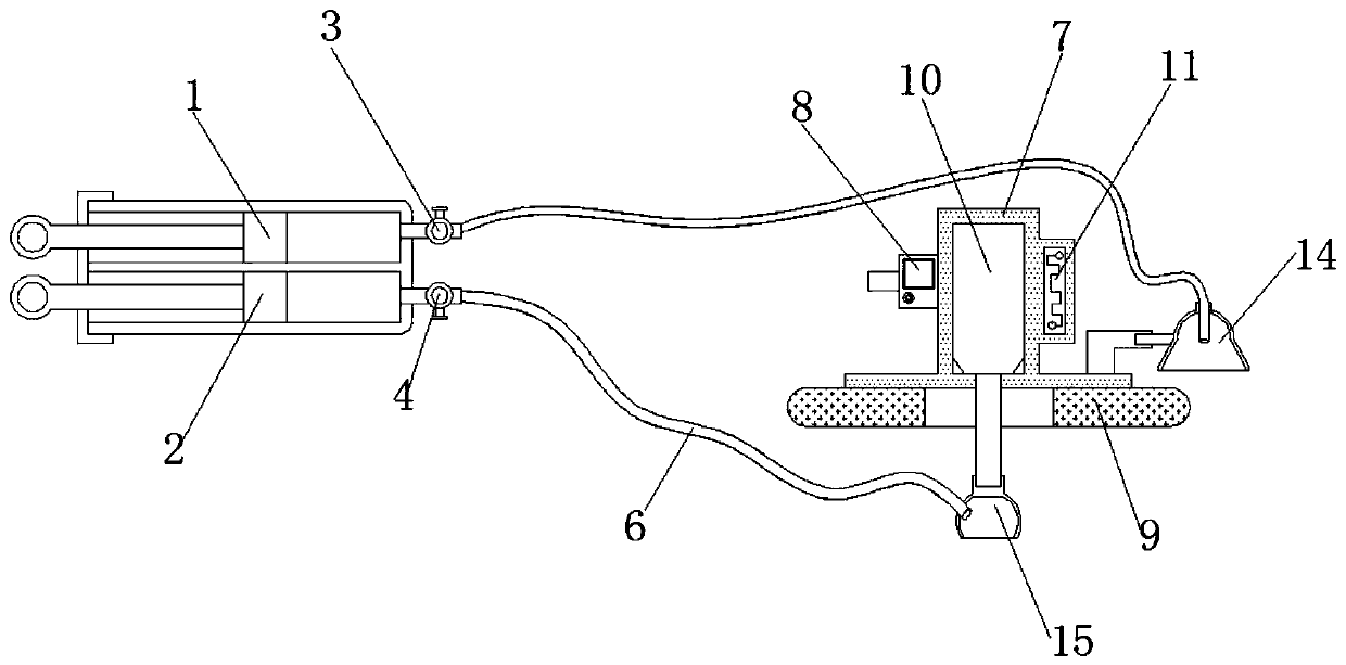 Sampling method and device for sewage from black and odorous rivers