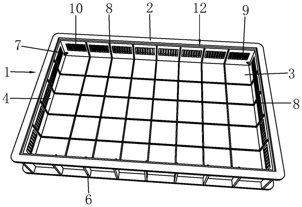 Silkworm frame for industrial silkworm breeding and storage method thereof