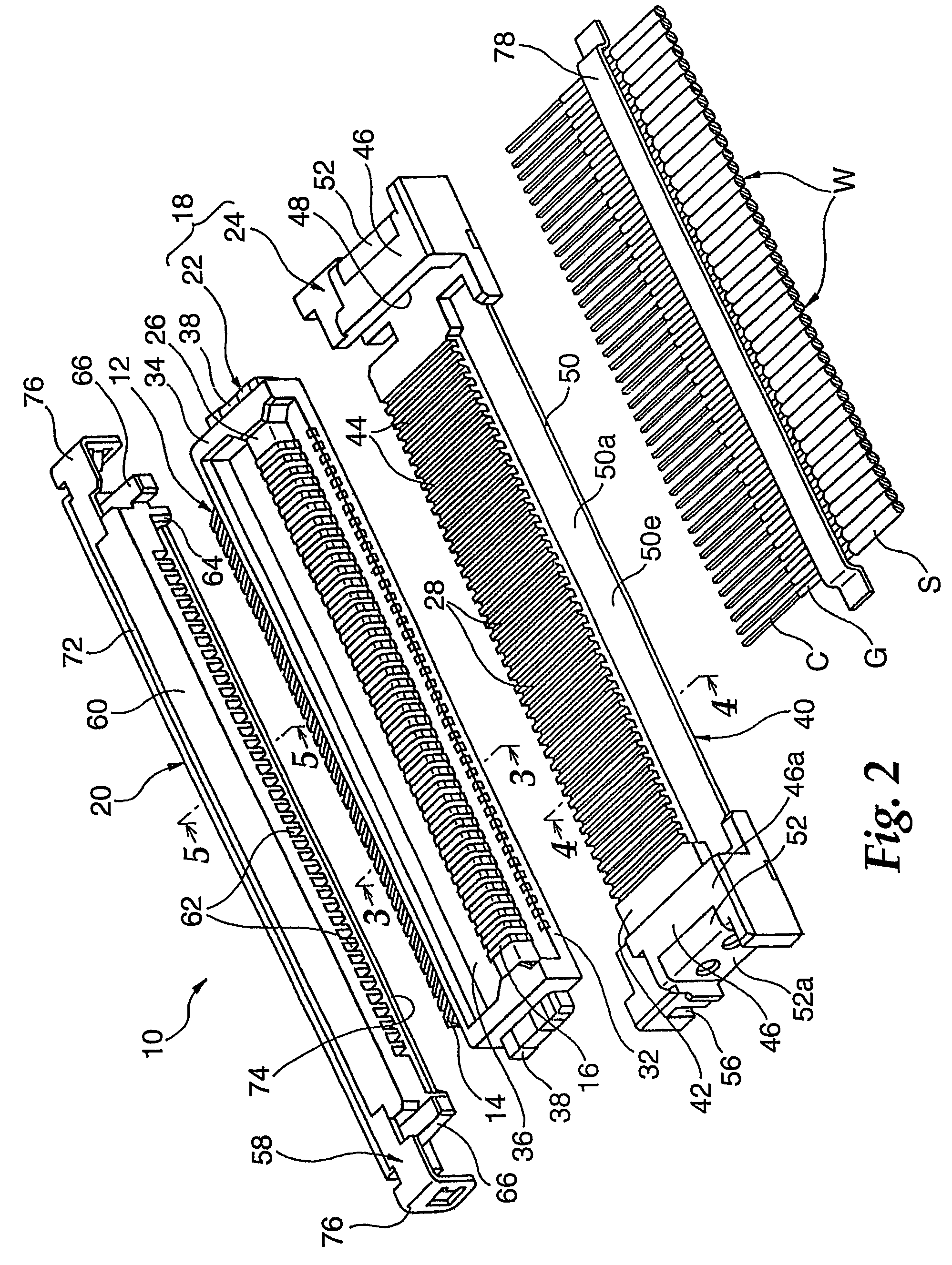 Connector and connector system