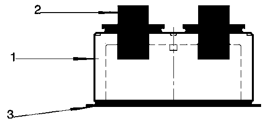 Vacuum-sealed high-capacity direct-current relay ceramic shell and manufacturing method thereof