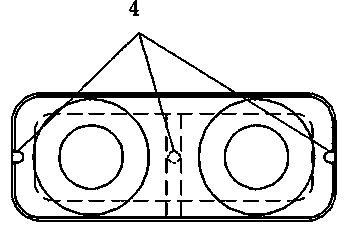 Vacuum-sealed high-capacity direct-current relay ceramic shell and manufacturing method thereof