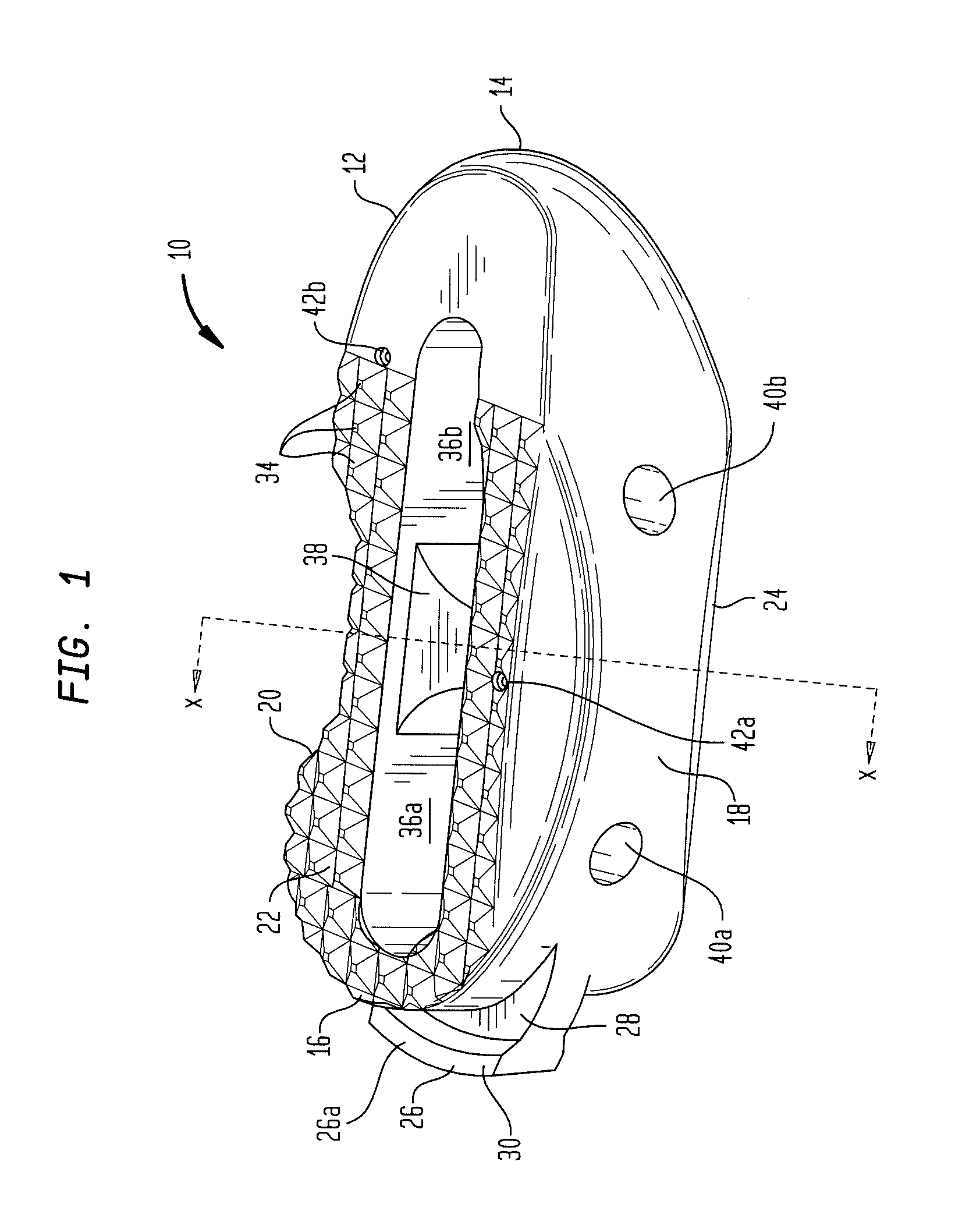 Instrument for inserting surgical implant with guiding rail