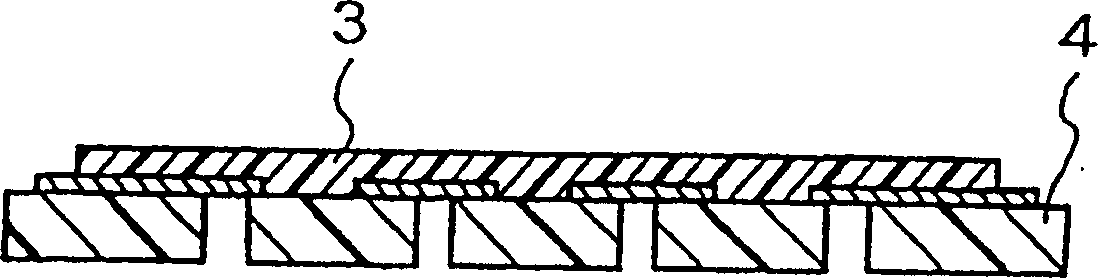 Semiconductor device, substrate for mounting semiconductor chip, processes for their production, adhesive, and double-sided adhesive film