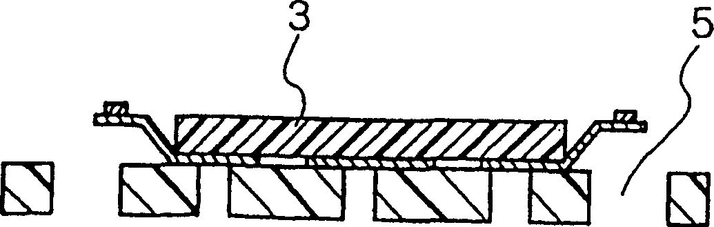 Semiconductor device, substrate for mounting semiconductor chip, processes for their production, adhesive, and double-sided adhesive film