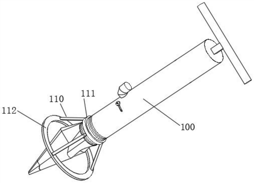 Quantitative fertilization tool for agricultural planting and use method thereof