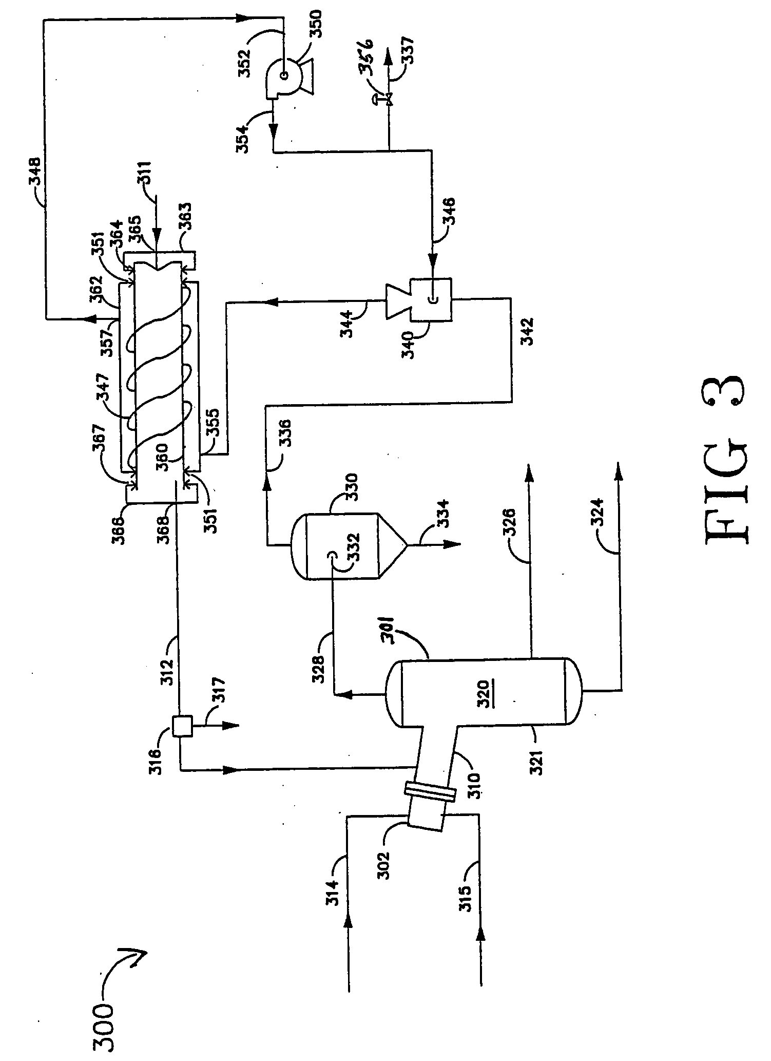 Method and apparatus for processing a waste product