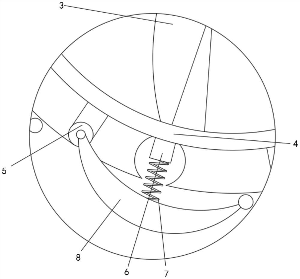 Roller low-decibel anti-loosening rotating shaft for Internet-of-Things washing machine