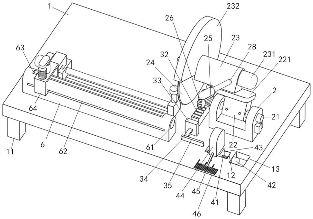 Stainless steel round tube cutting machine capable of achieving automatic feeding and discharging