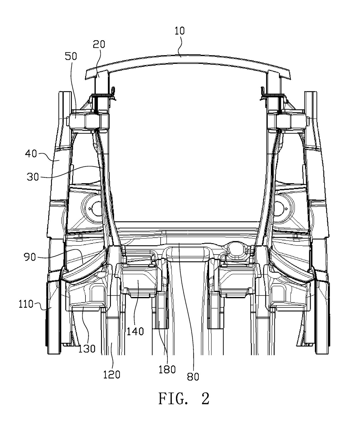 Front cabin frame assembly