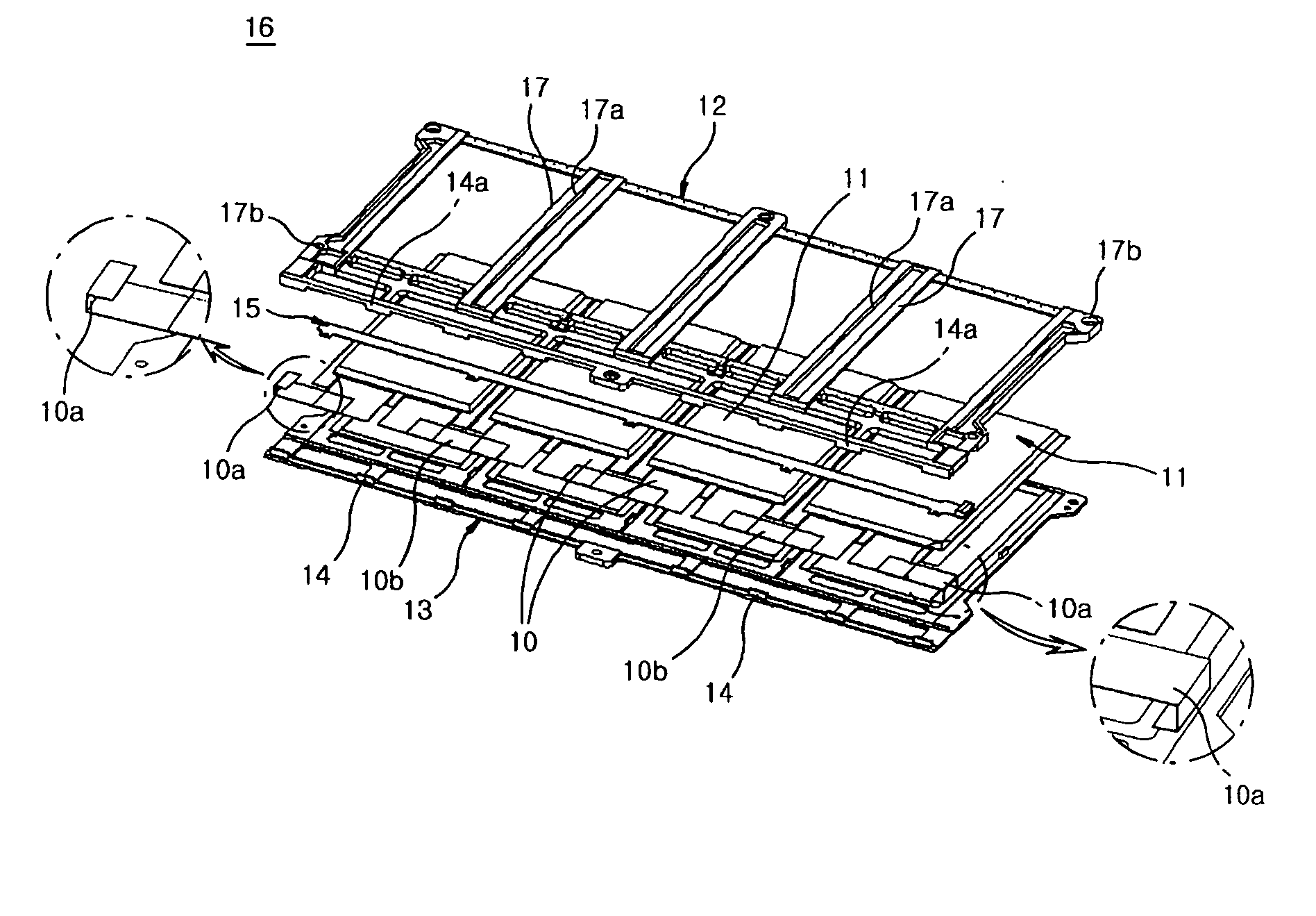 Cartridge-type lithium ion polymer battery pack