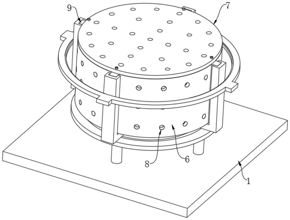 Bead dispersing and drying process and device for polystyrene production