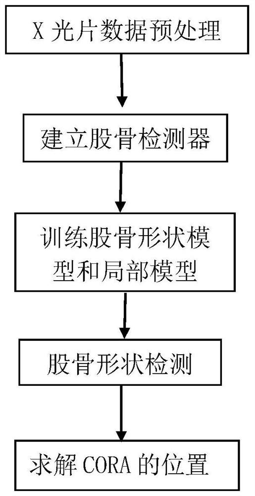 Automatic analysis method for shape of deformed long bone