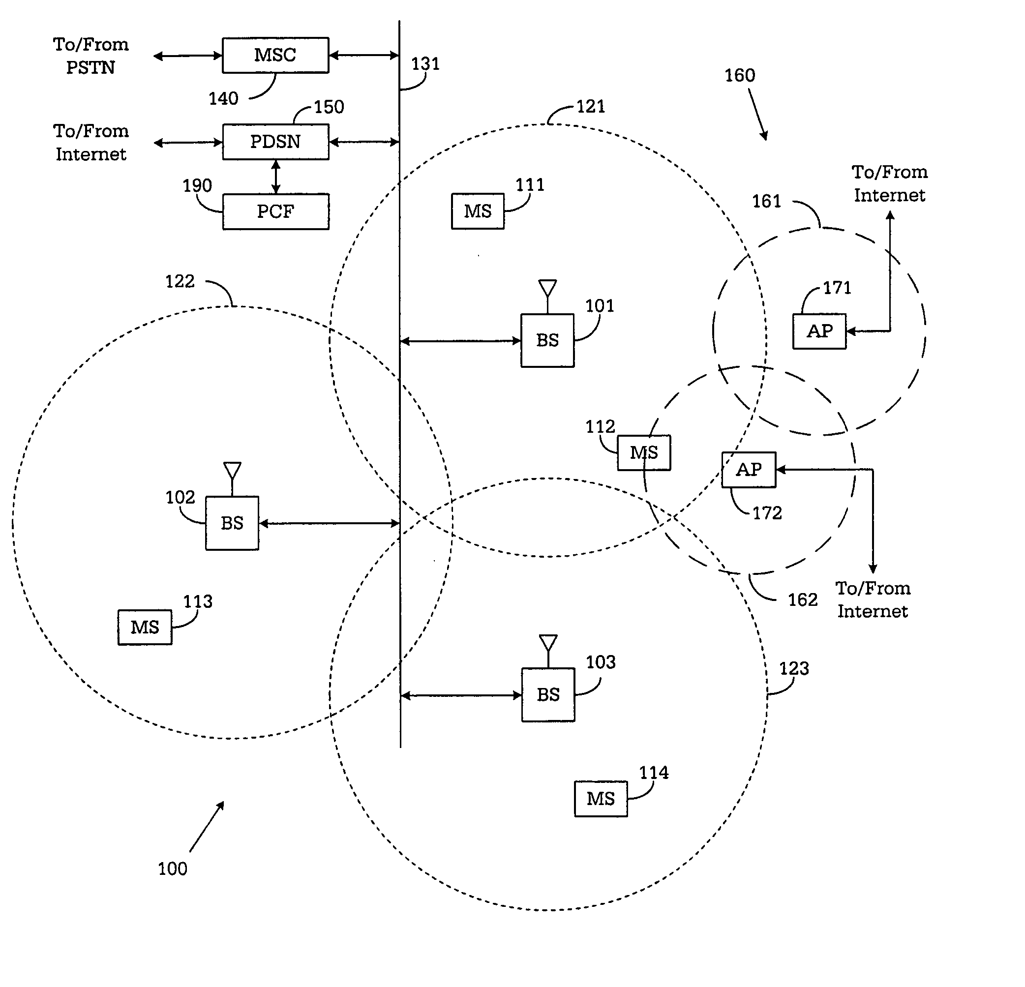 Apparatus and method for interworking CDMA2000 networks and wireless local area networks