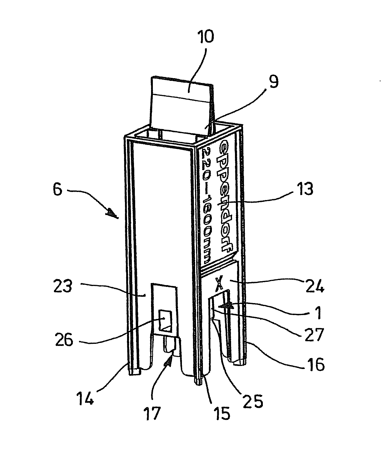 Cuvette, Insert, Adapter and Method for Optically Examining Small Amounts of Liquid