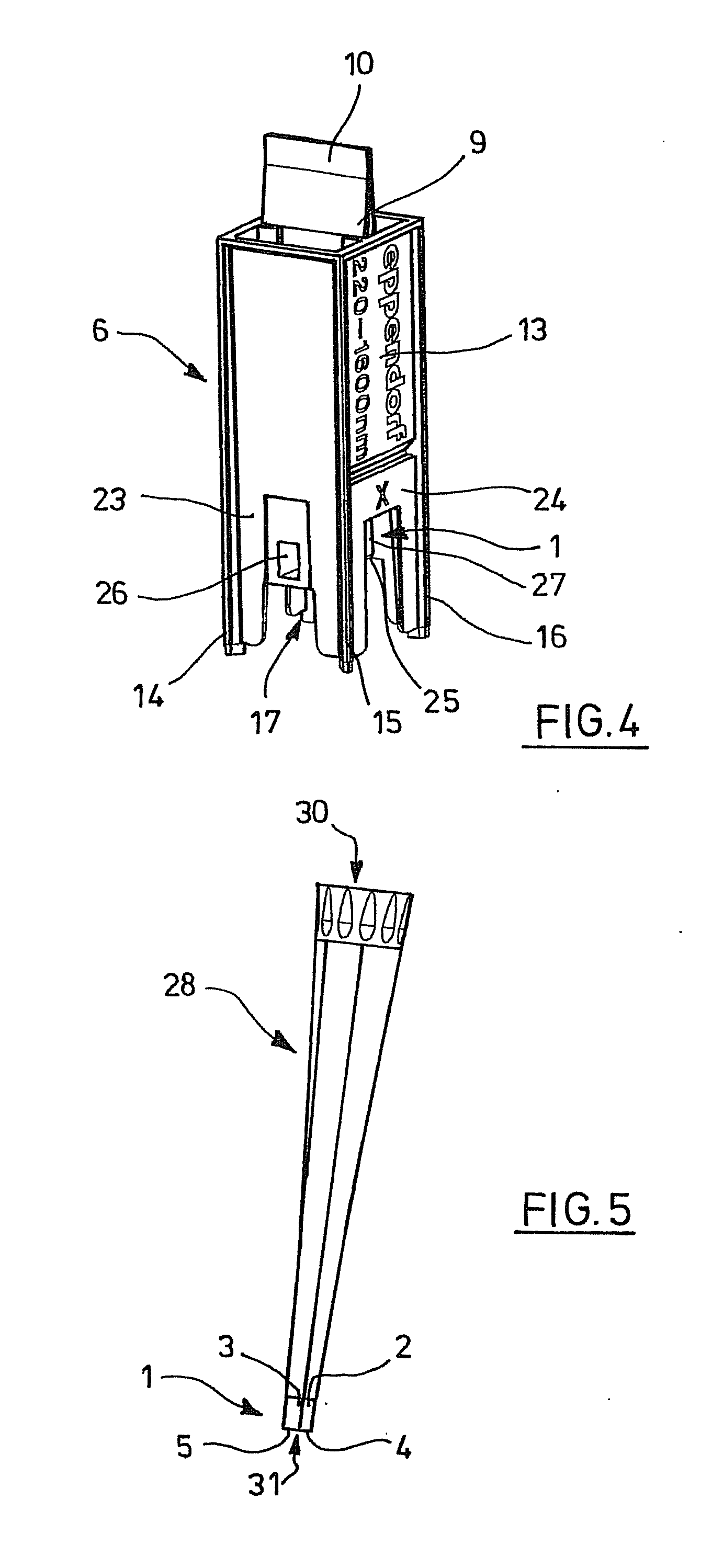 Cuvette, Insert, Adapter and Method for Optically Examining Small Amounts of Liquid