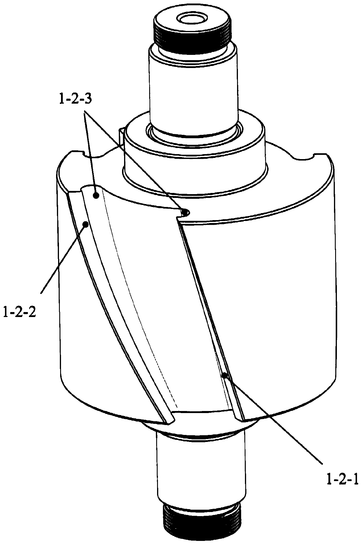 A benchmark gear helical template