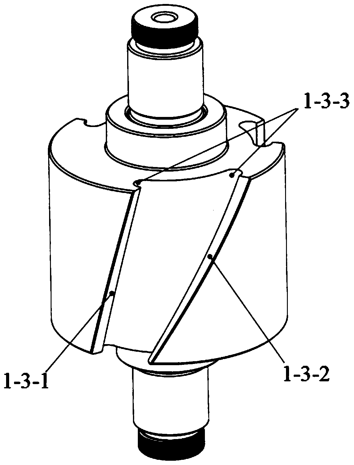 A benchmark gear helical template