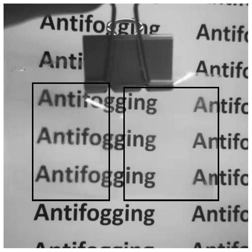 Anti-fog hydrophilic film as well as preparation method and application thereof