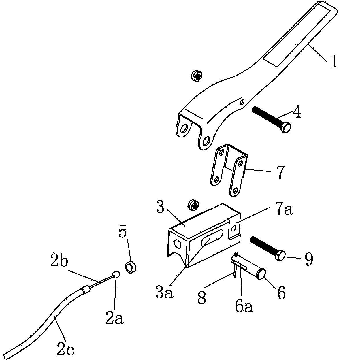 High-performance handle type clutch assembly