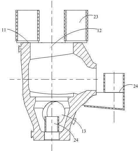 Novel casting method for steam turbine valve shell casting