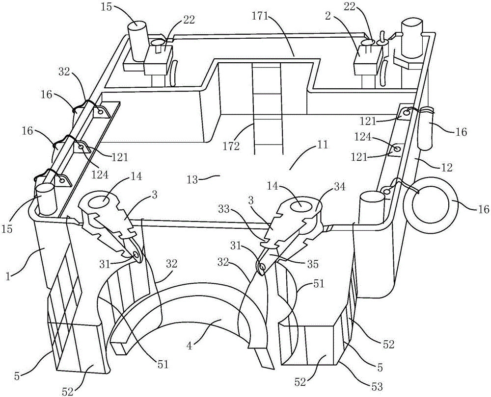 Wharf pile foundation underwater maintenance operation device with self-propulsion capability