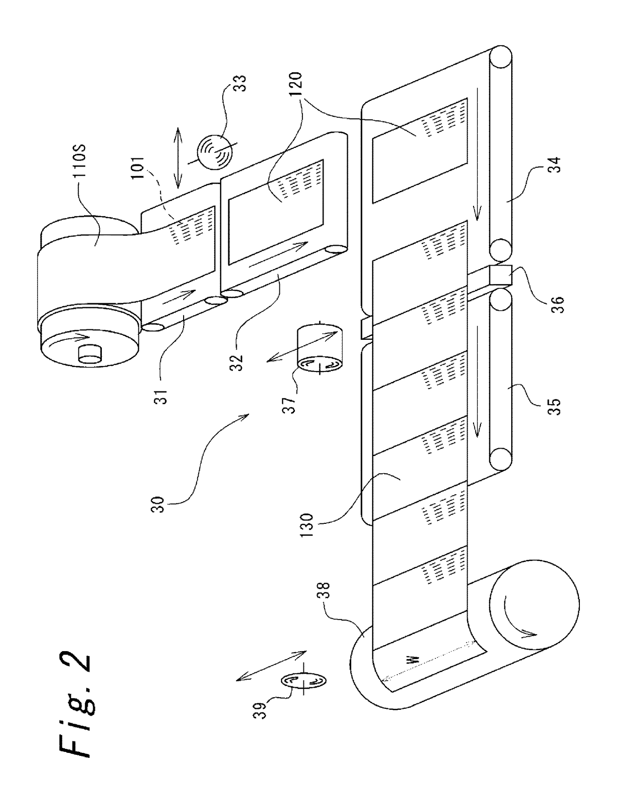 Method of forming topping sheet and apparatus thereof