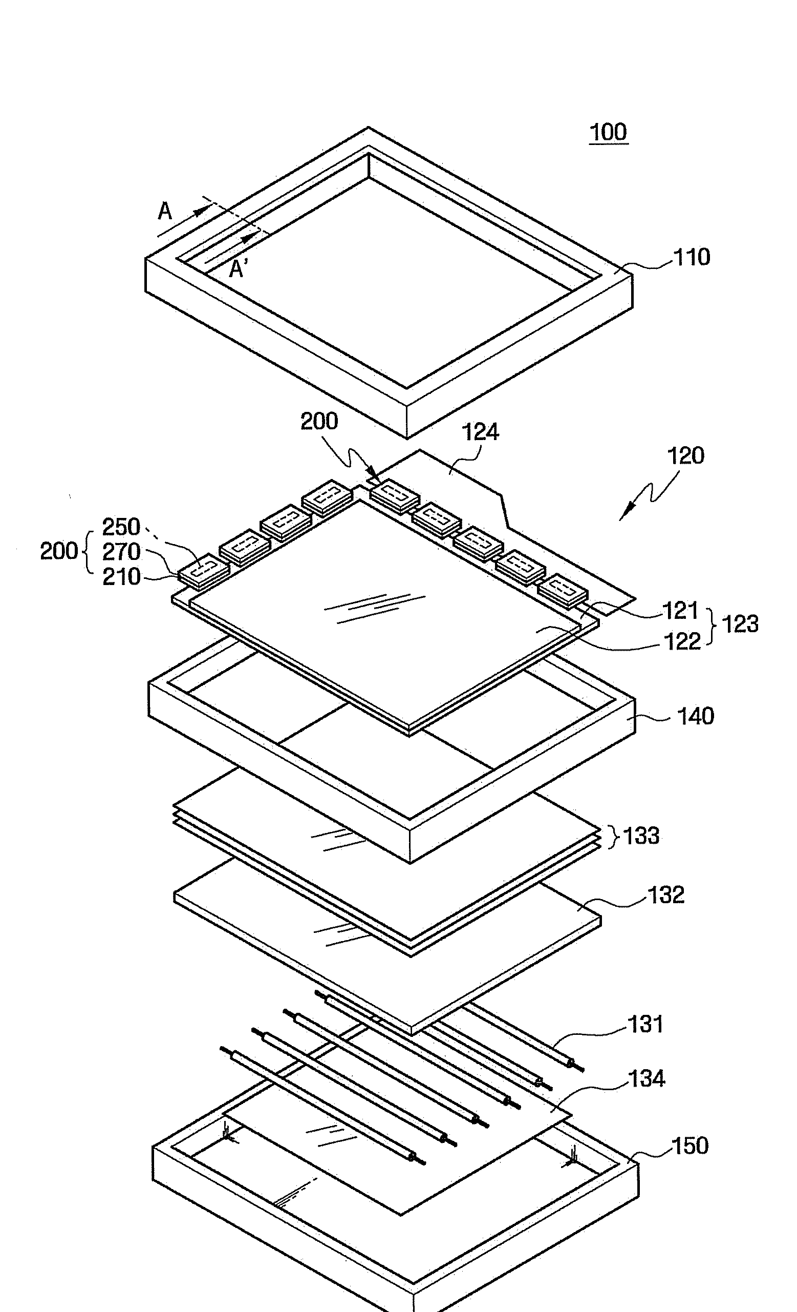 Multi-layer flexible film package and liquid crystal display device including the same