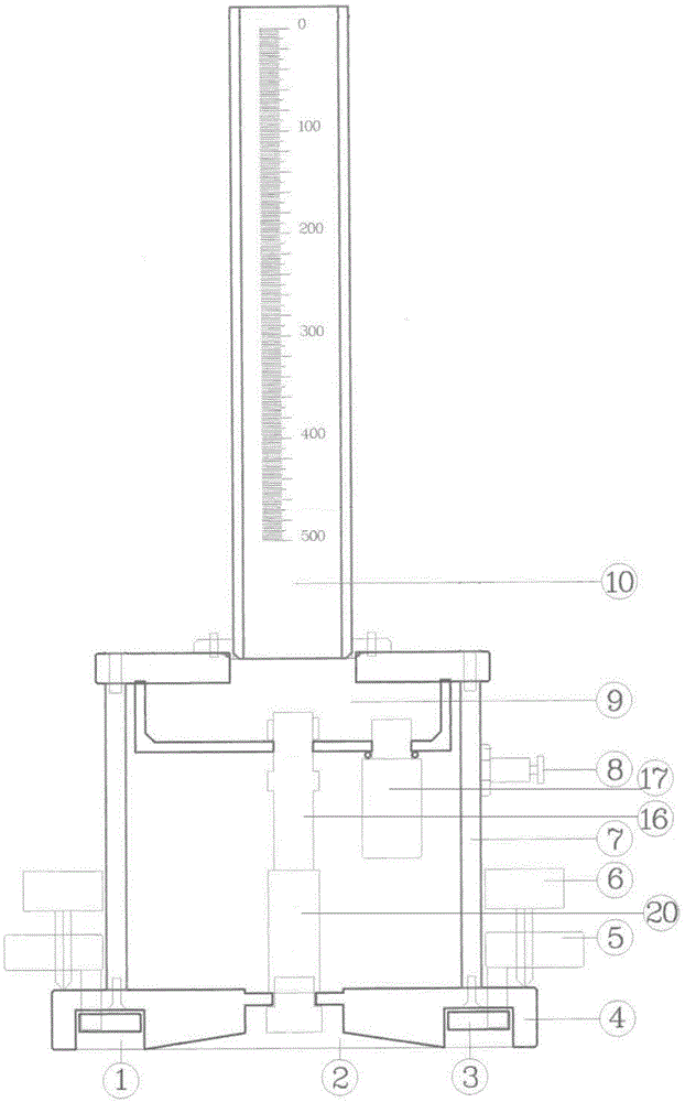 A method for automatically measuring a pavement water permeability coefficient and a device therefor