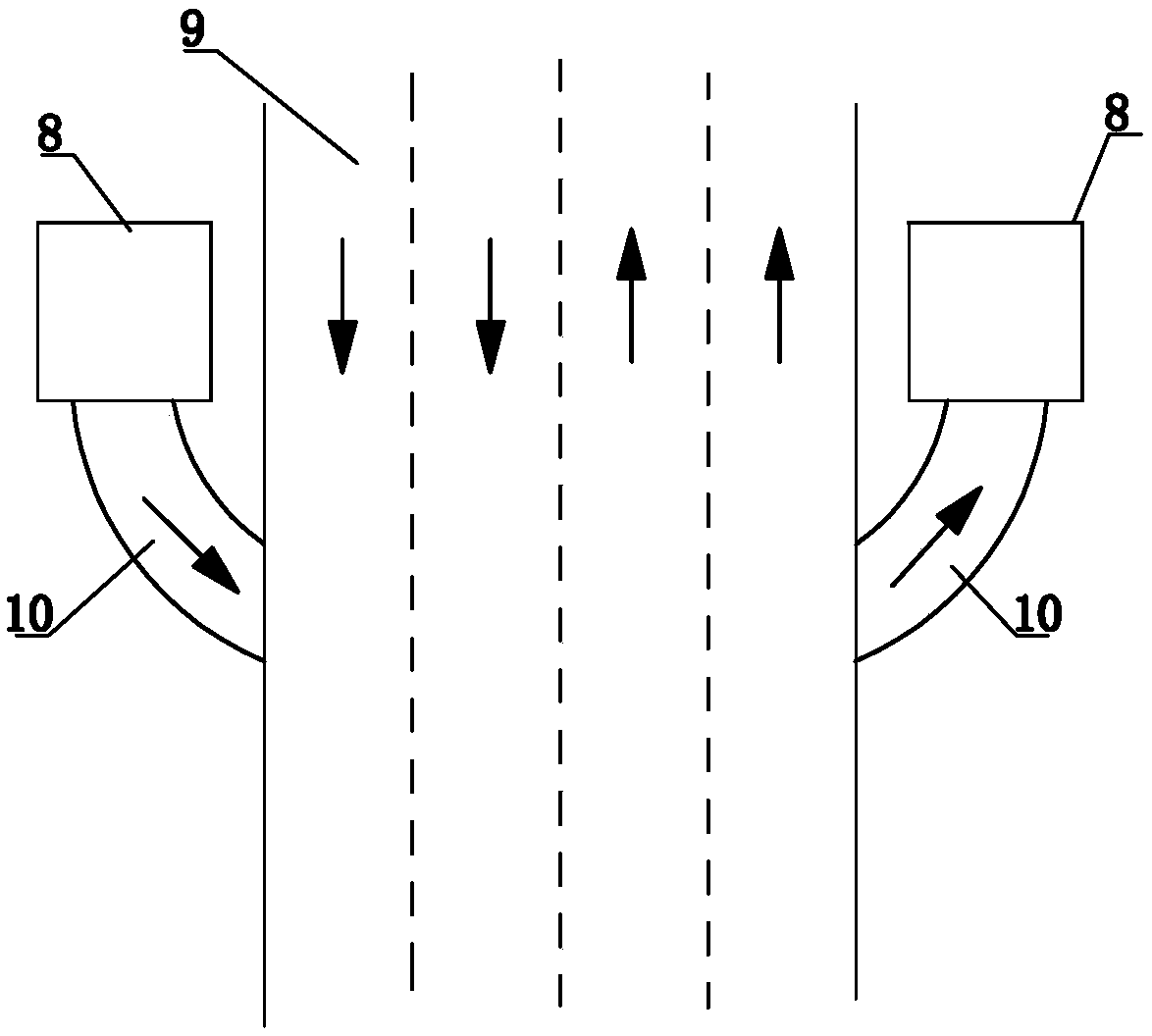 Layout method of road underground stereoscopic garage