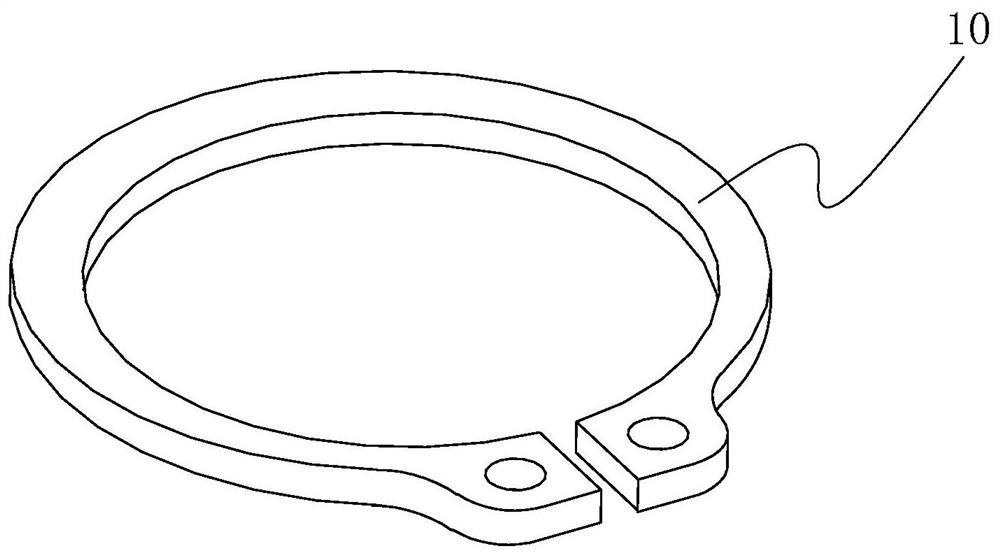 Automatic clamp spring mounting device