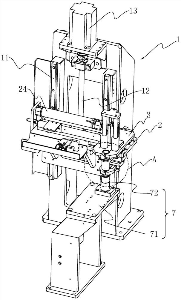 Automatic clamp spring mounting device